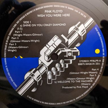 Pink Floyd : Wish You Were Here (LP, Album, RE, RM, 180)