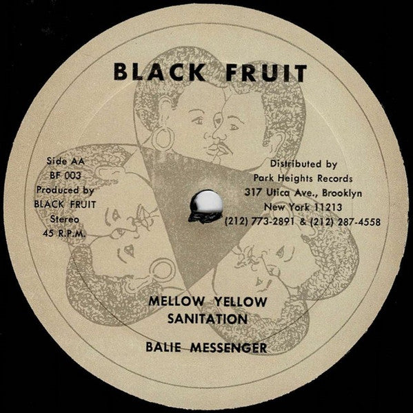 Balie Messenger : D.J. Contest - Jordace / Life In Foreign // Mellow Yellow / Sanitation (12")