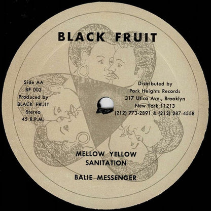 Balie Messenger : D.J. Contest - Jordace / Life In Foreign // Mellow Yellow / Sanitation (12")