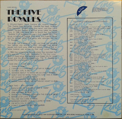 The 5 Royales : 17 Hits (LP, Comp, Red)