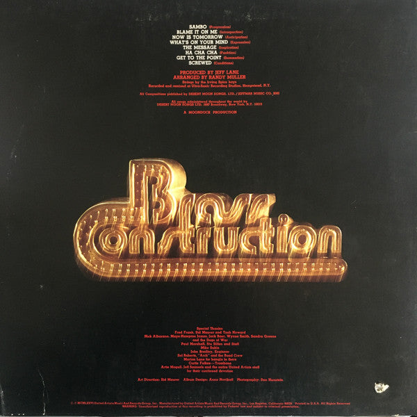 Brass Construction : Brass Construction II (LP, Album)