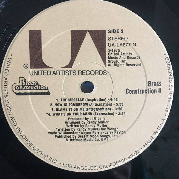 Brass Construction : Brass Construction II (LP, Album)