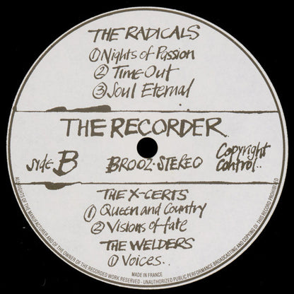 Various : The Recorder (LP, Comp)