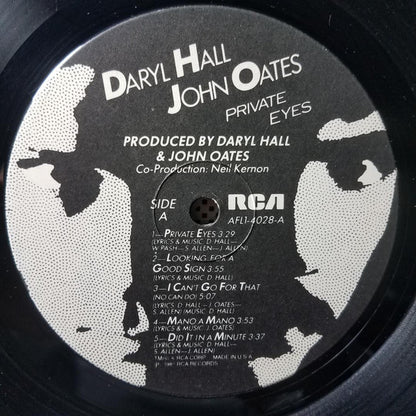 Daryl Hall & John Oates : Private Eyes (LP, Album, Ind)