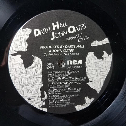 Daryl Hall & John Oates : Private Eyes (LP, Album, Ind)