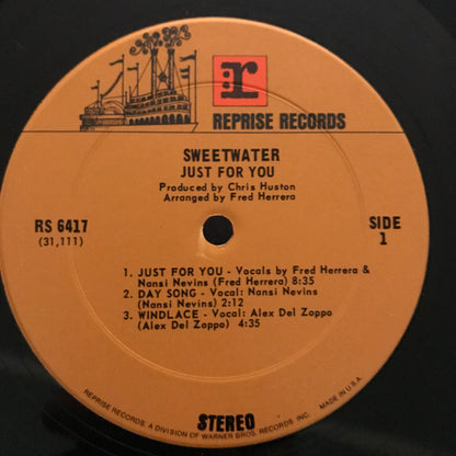 Sweetwater : Just For You (LP, Album, Pit)