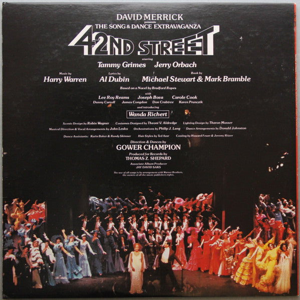 Harry Warren (2) Lyrics by Al Dubin Presented By David Merrick (2) : 42nd Street (LP, Album, Ind)
