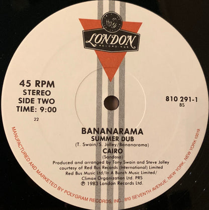 Bananarama : Cruel Summer (12", Single, 22 )