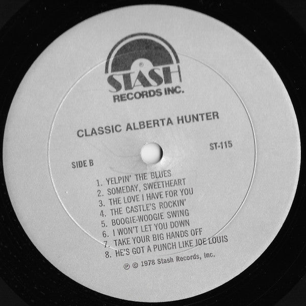 Alberta Hunter : Classic Alberta Hunter - The Thirties (LP, Comp, Mono)