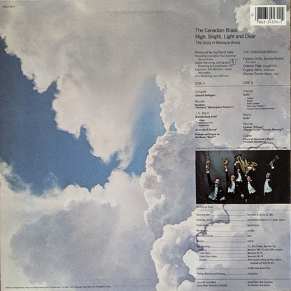 The Canadian Brass : High, Bright, Light And Clear (The Glory Of Baroque Brass) (LP, Album)