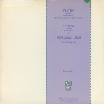 Talk Talk : It's My Life (Extended Version) (12", Single, Win)