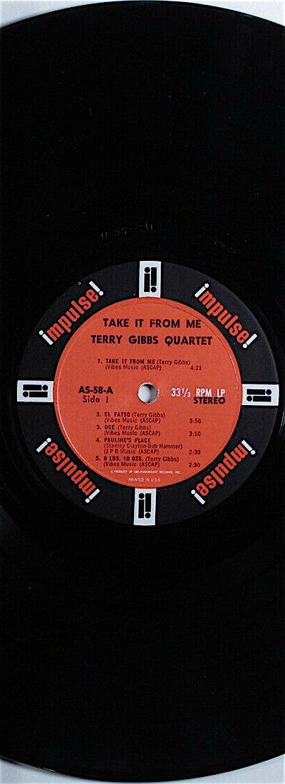 Terry Gibbs Quartet : Take It From Me (LP, Album, Gat)
