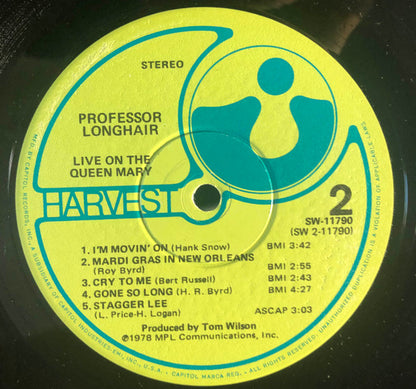 Professor Longhair : Live On The Queen Mary (LP, Album)