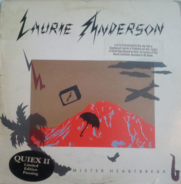 Laurie Anderson : Mister Heartbreak (LP, Album, Ltd, RM, Qui)