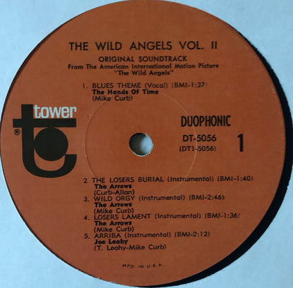Mike Curb Featuring Davie Allan & The Arrows : The Wild Angels, Volume II (Original Soundtrack) (LP, Album, Los)