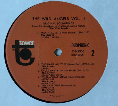 Mike Curb Featuring Davie Allan & The Arrows : The Wild Angels, Volume II (Original Soundtrack) (LP, Album, Los)