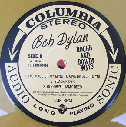Bob Dylan : Rough And Rowdy Ways (2xLP, Album, Ltd, Gol)