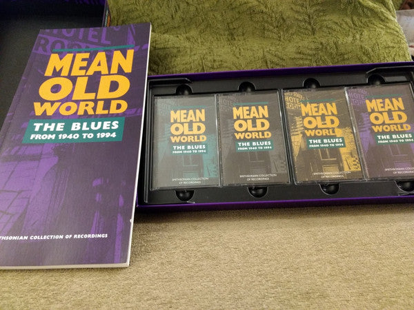 Various : Mean Old World / The Blues From 1940 To 1994 Volume 1 - 4 (4xCass, Comp)