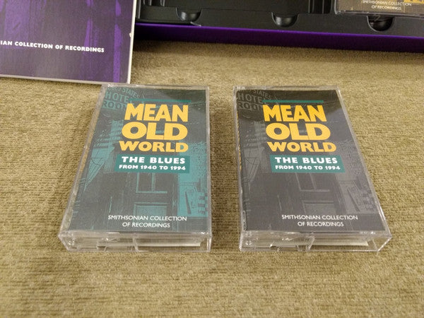 Various : Mean Old World / The Blues From 1940 To 1994 Volume 1 - 4 (4xCass, Comp)