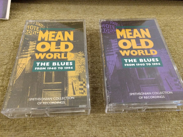 Various : Mean Old World / The Blues From 1940 To 1994 Volume 1 - 4 (4xCass, Comp)