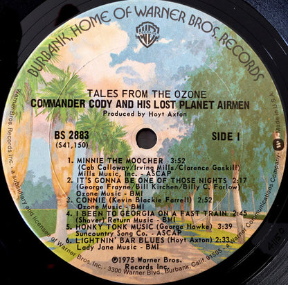 Commander Cody And His Lost Planet Airmen : Tales From The Ozone (LP, Album, Pit)