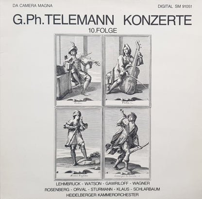G. Ph.Telemann*, Heidelberger Kammerorchester : Konzerte 10. Folge (LP)