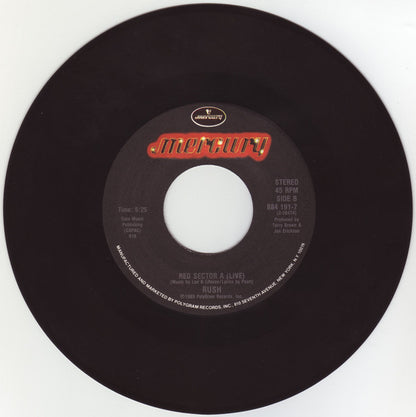Rush : The Big Money (7", Single, 016)