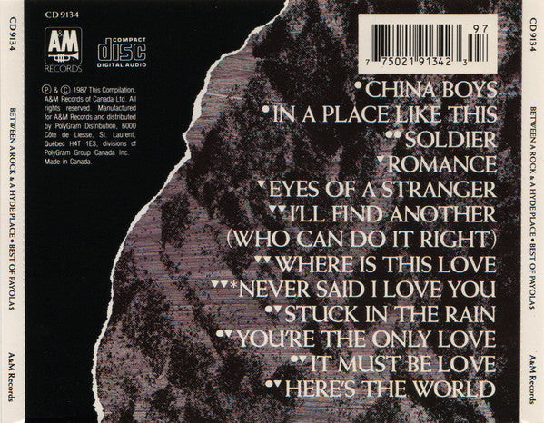 Payola$ : Between A Rock & A Hyde Place: The Best Of Payola$ (CD, Comp, RE)