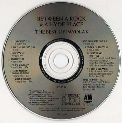 Payola$ : Between A Rock & A Hyde Place: The Best Of Payola$ (CD, Comp, RE)