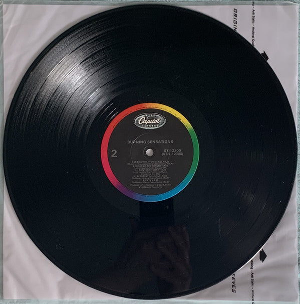 Burning Sensations : Burning Sensations (LP, Album, Win)