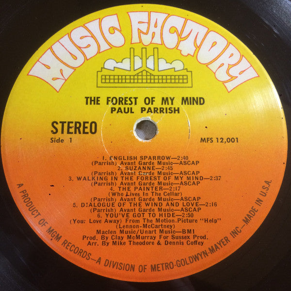 Paul Parrish : The Forest Of My Mind (LP, Album, MGM)
