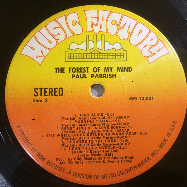 Paul Parrish : The Forest Of My Mind (LP, Album, MGM)