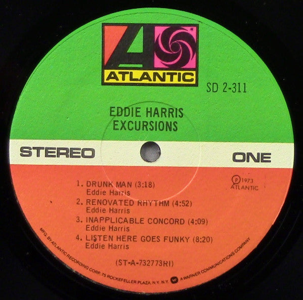 Eddie Harris : Excursions (2xLP, Album, RE)