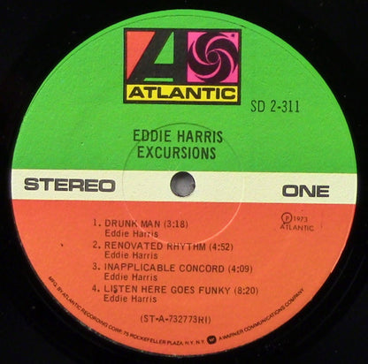 Eddie Harris : Excursions (2xLP, Album, RE)