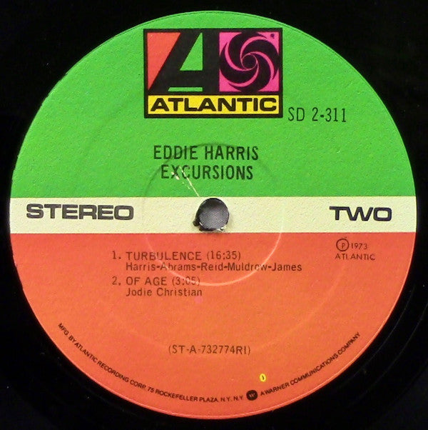 Eddie Harris : Excursions (2xLP, Album, RE)