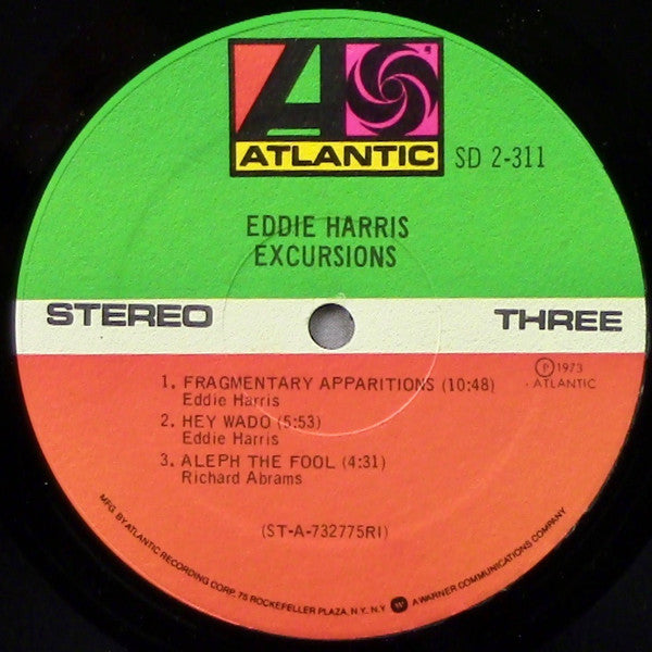 Eddie Harris : Excursions (2xLP, Album, RE)