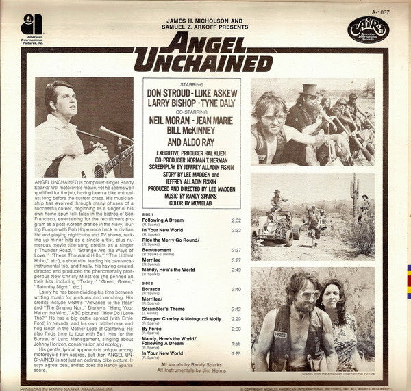 Randy Sparks : Angel Unchained (Original Soundtrack) (LP)