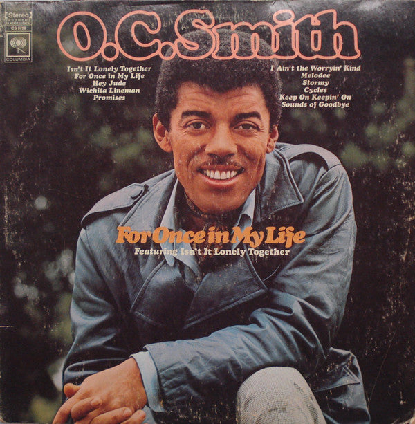 OC Smith : For Once In My Life (LP, Album, Pit)