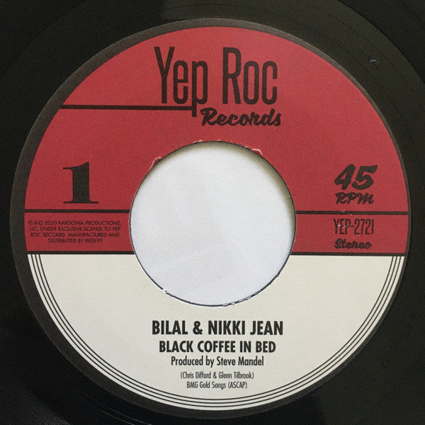 Bilal & Nikki Jean : Black Coffee In Bed (7", RSD, Single, Ltd)