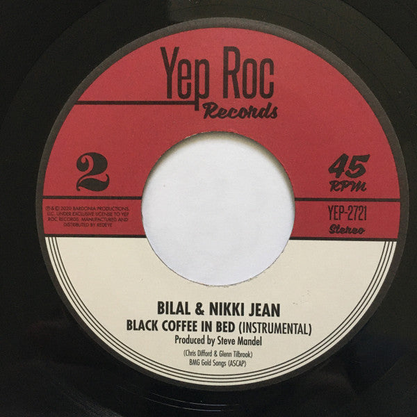 Bilal & Nikki Jean : Black Coffee In Bed (7", RSD, Single, Ltd)