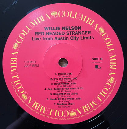 Willie Nelson : Red Headed Stranger Live From Austin City Limits (LP, Album, RSD, Ltd)