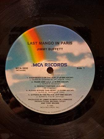 Jimmy Buffett : Last Mango In Paris (LP, Album, Pin)