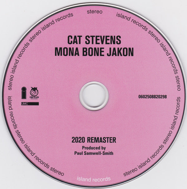 Cat Stevens : Mona Bone Jakon (CD, Album, RE, RM, 50t)
