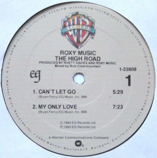 Roxy Music : The High Road (12")