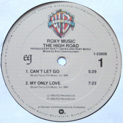 Roxy Music : The High Road (12")