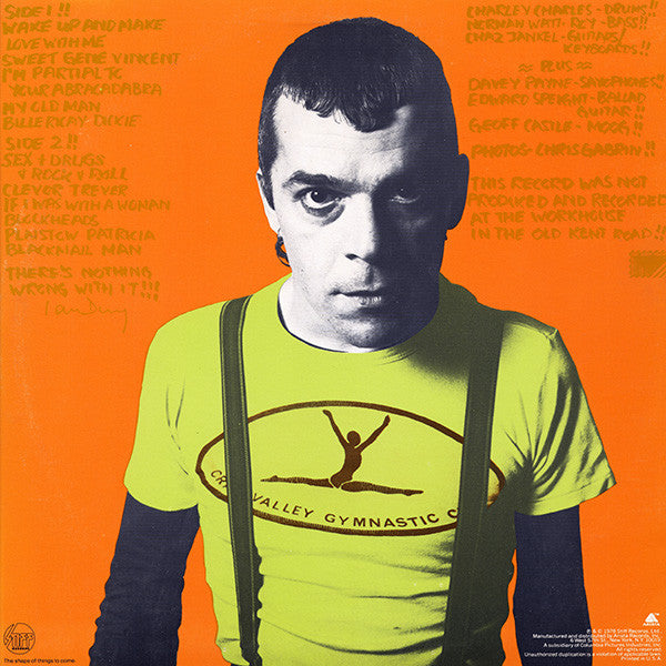 Ian Dury : New Boots And Panties!! (LP, Album, Ext)