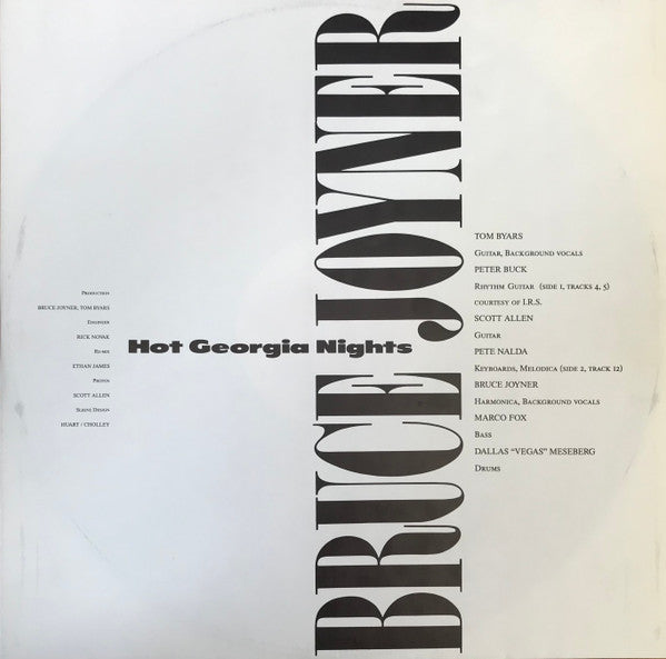 Bruce Joyner : Hot Georgia Nights (LP, Album + 7")