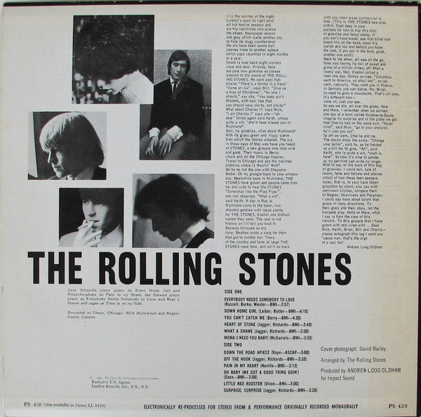 The Rolling Stones : The Rolling Stones, Now! (LP, Album, RE, H.V)