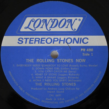 The Rolling Stones : The Rolling Stones, Now! (LP, Album, RE, H.V)
