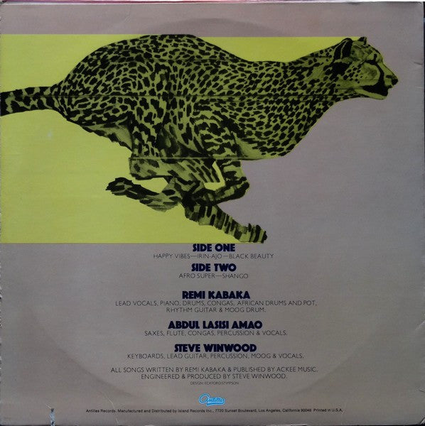 Remi Kabaka, Abdul Lasisi Amao & Steve Winwood : Aiye-Keta (LP, Album, RE, Ter)